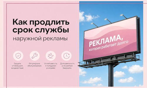 Как продлить срок службы наружной рекламы в Угличе