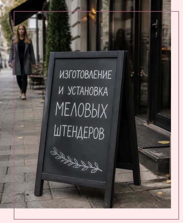 Меловые штендеры в Угличе по цене от 6773 р. | Аванза-Глч